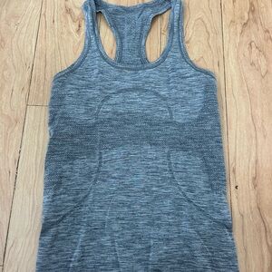 Lululemon Athletica Blue Gray Tank Top